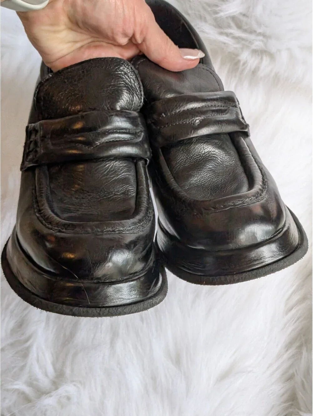 A.s.98 Leight platform Loafers 9/40 pre owned